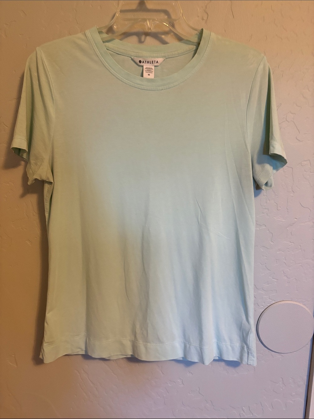 Athleta Light Mint Short-Sleeve Crew Tee